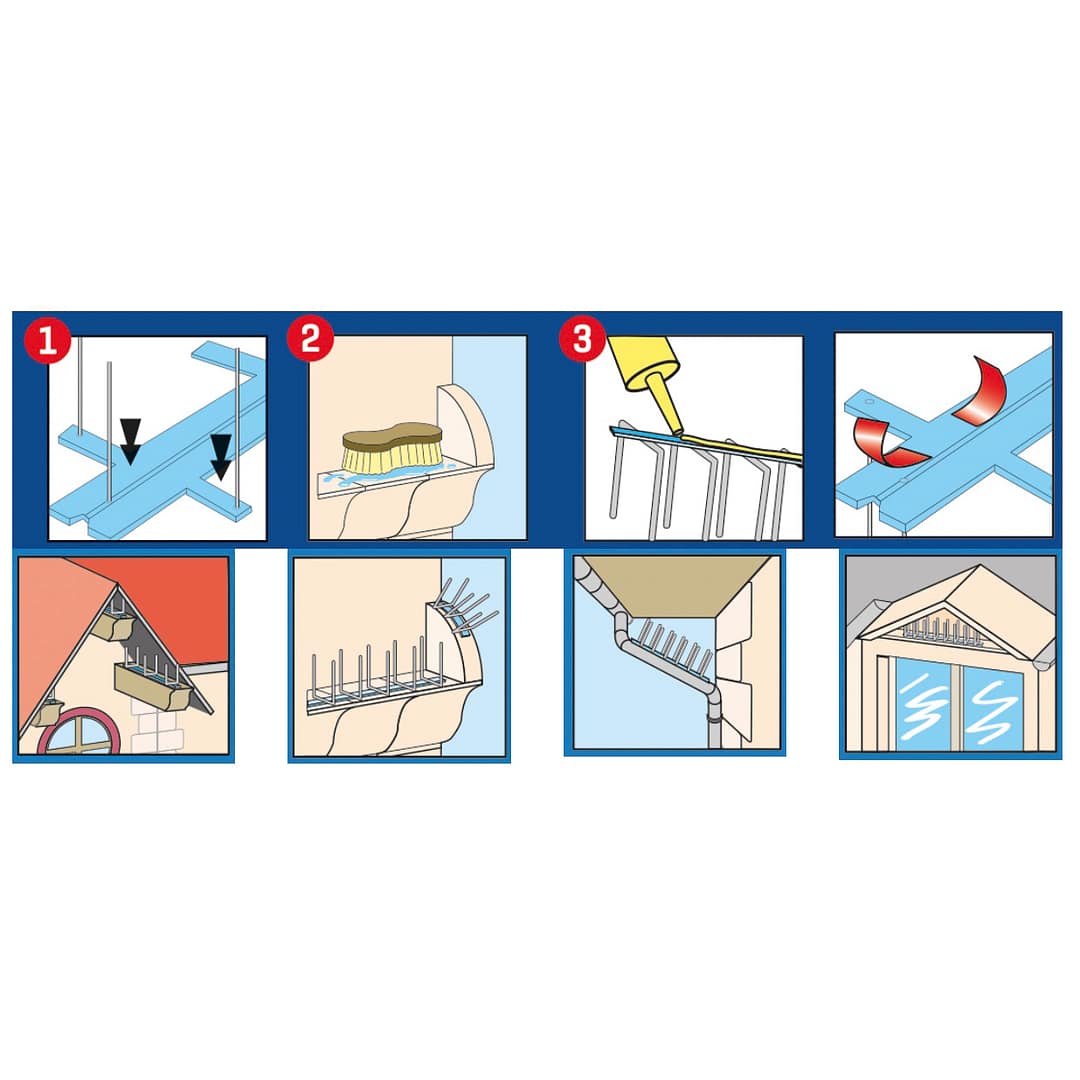 SPIKE 1M prevent pigeons and birds from landing - Image 2