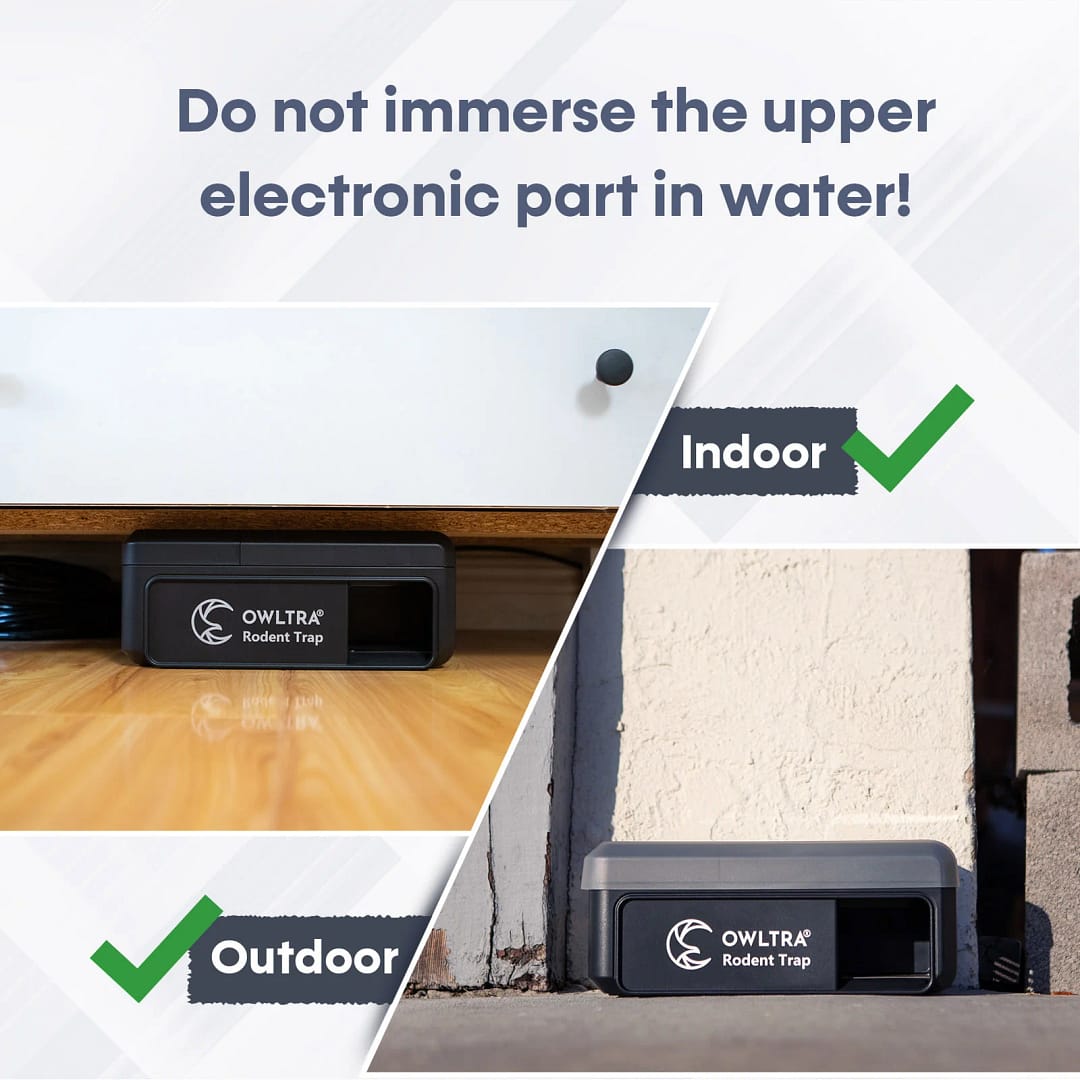 OWLTRA® Electronic Mouse and Rat Trap for indoor and outdoor use - Image 6