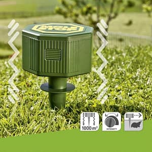 MOLE STOP 1000 – The most effective snake, mole and vole repeller.