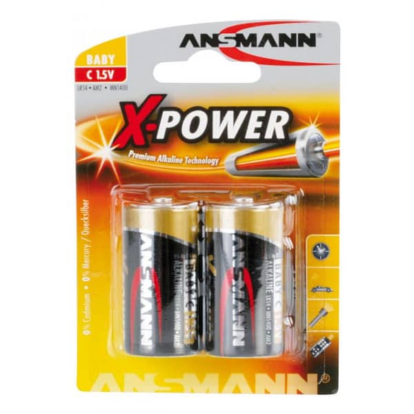 X-POWER Alkaline Batteri C / LR14 2st - Bild 3