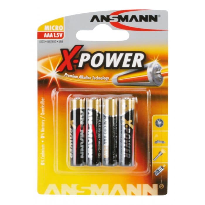 X-POWER Alkaline Batteri AAA / LR03 4st. - Bild 3
