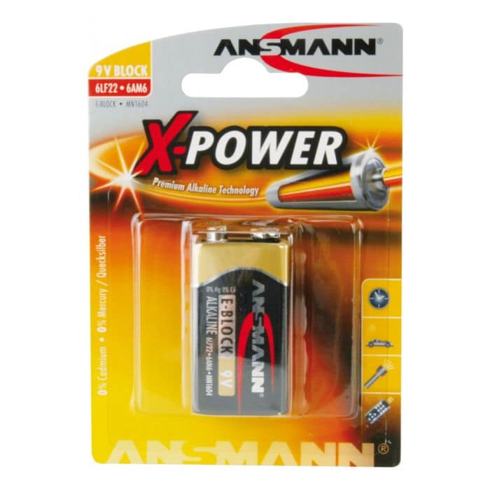 X-POWER Alkaline Batteri E / 9V 1st. - Bild 3