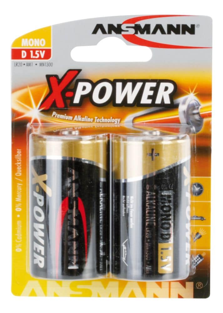 X-Power Alkaline Battery D / LR20 2 pcs. - Image 3