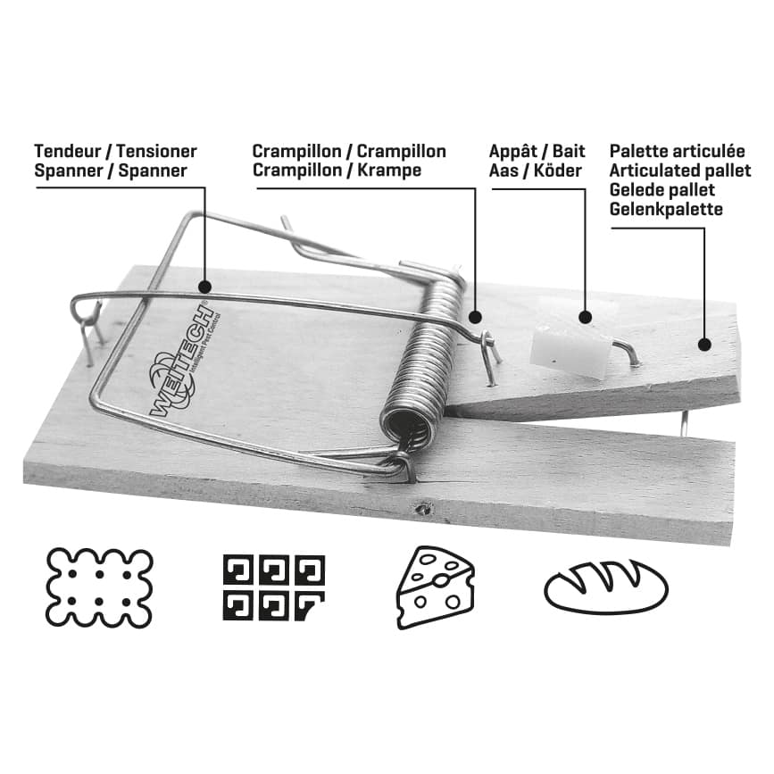 GRAB I Wooden Mouse Traps, 2 pcs - Image 2